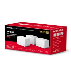 MERCUSYS HALO H70X (3-pack) AX1800 Whole Home Mesh Wi-Fi 6 System