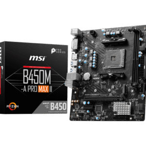MSI B450M-A PRO MAX II MOTHERBOARD