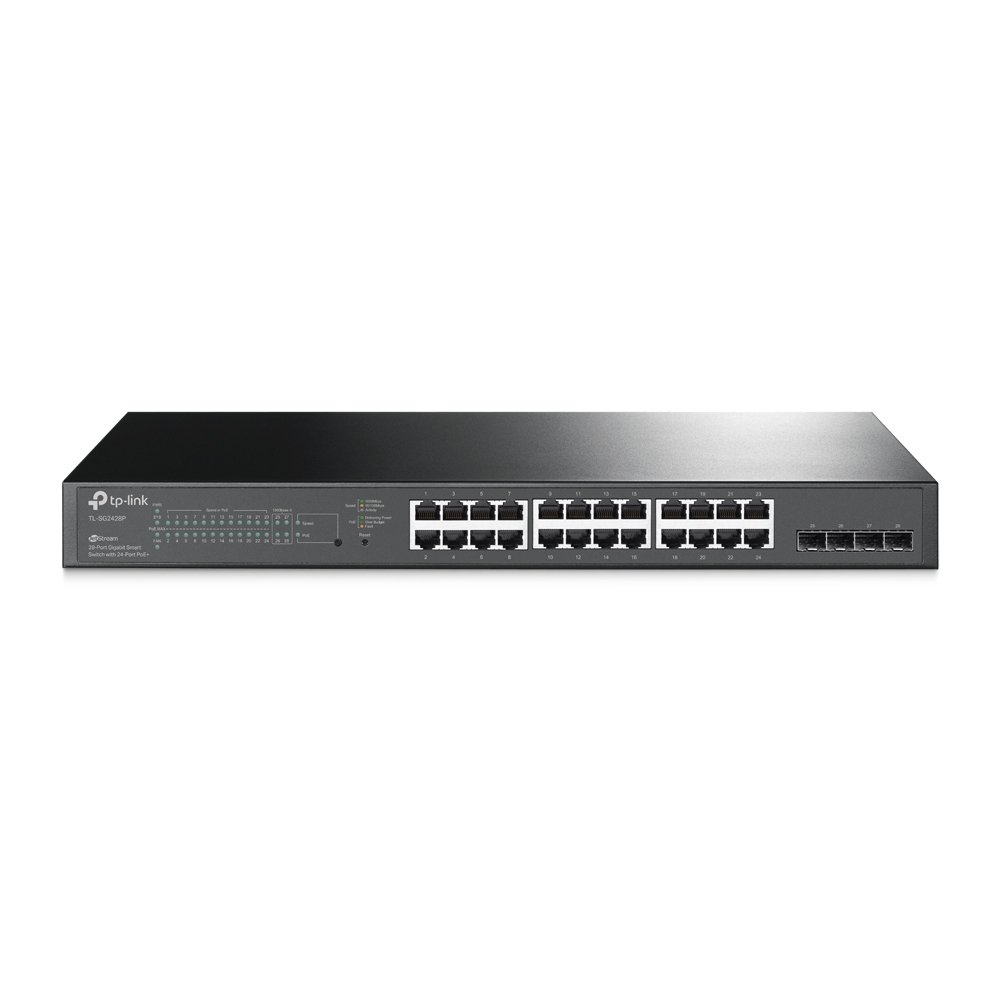 TP-LINK SG2428P JetStream 28-Port Gigabit Smart Switch with 24-Port PoE+