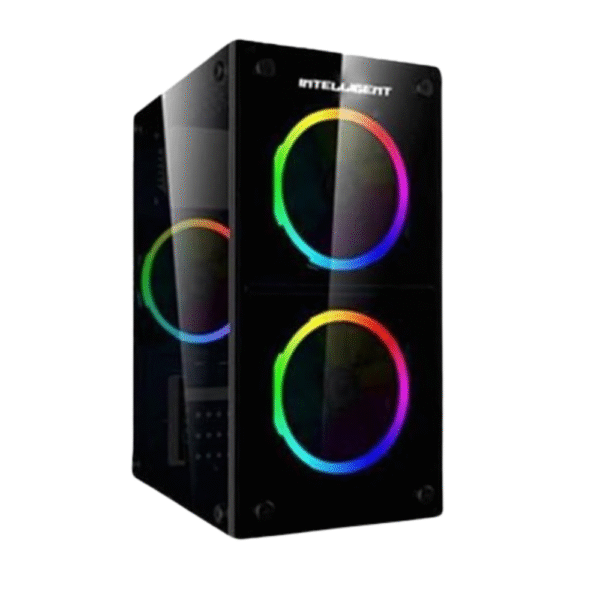 INTELLIGENT 288 M-ATX TEMPERED GLASS PC CASE