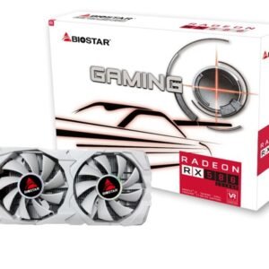 BIOSTAR RX580 8GB GDDR5 256BIT - WHITE
