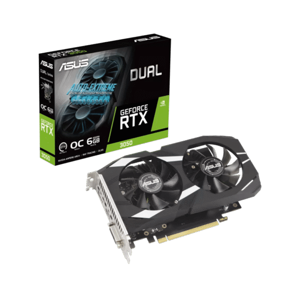 ASUS DUAL GEFORCE RTX™ 3050 OC EDITION 6GB GDDR6