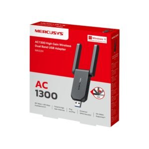 Mercusys MA32H AC1300 High-Gain Wireless Dual Band USB Adapter