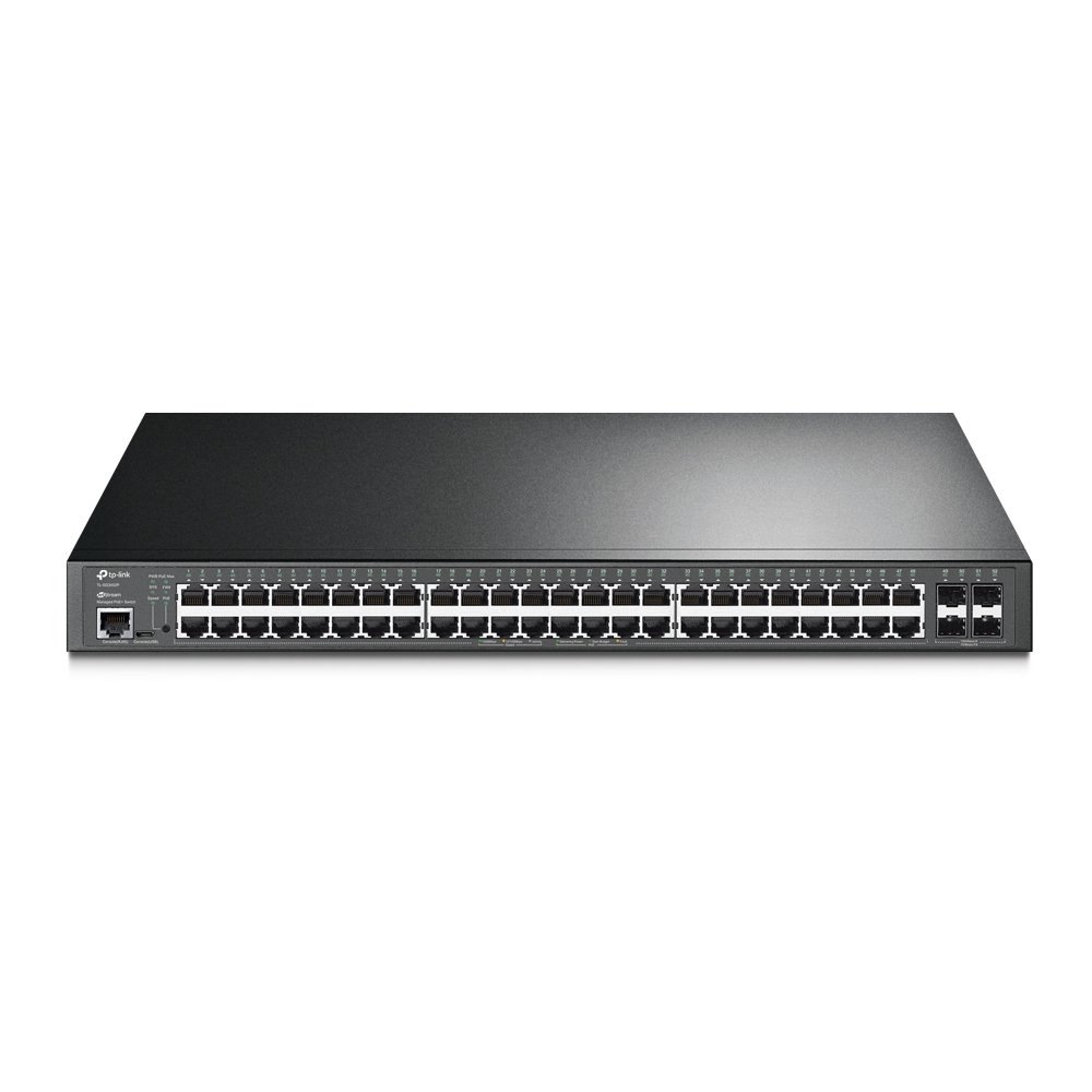 TP-LINK SG3452P JetStream 52-Port Gigabit L2+ Managed Switch with 48-Port PoE+